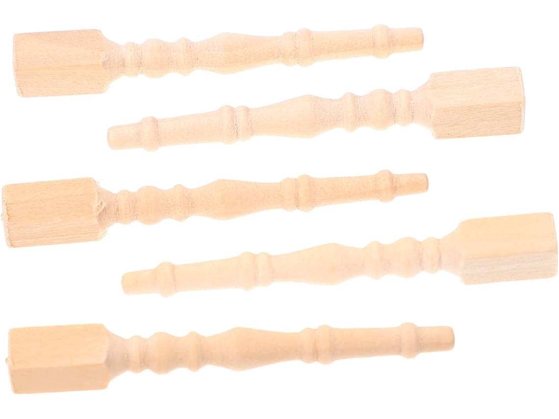 Kallory Conjunto De 6 Peças Adereços Em Escala Para Simulação, Ideais Para Brincar De Casinha E Decorar Miniaturas