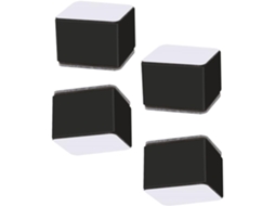 Tofficu Conjunto De 4-almofadas Elevatórias Para Pés Mesa E Sofá Em Aço Carbono Elevar A Altura Móveis Acessórios Casa