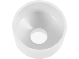 Conector De Tubo Água Em Pvc Branco Para Hidroponia, 1 Peça