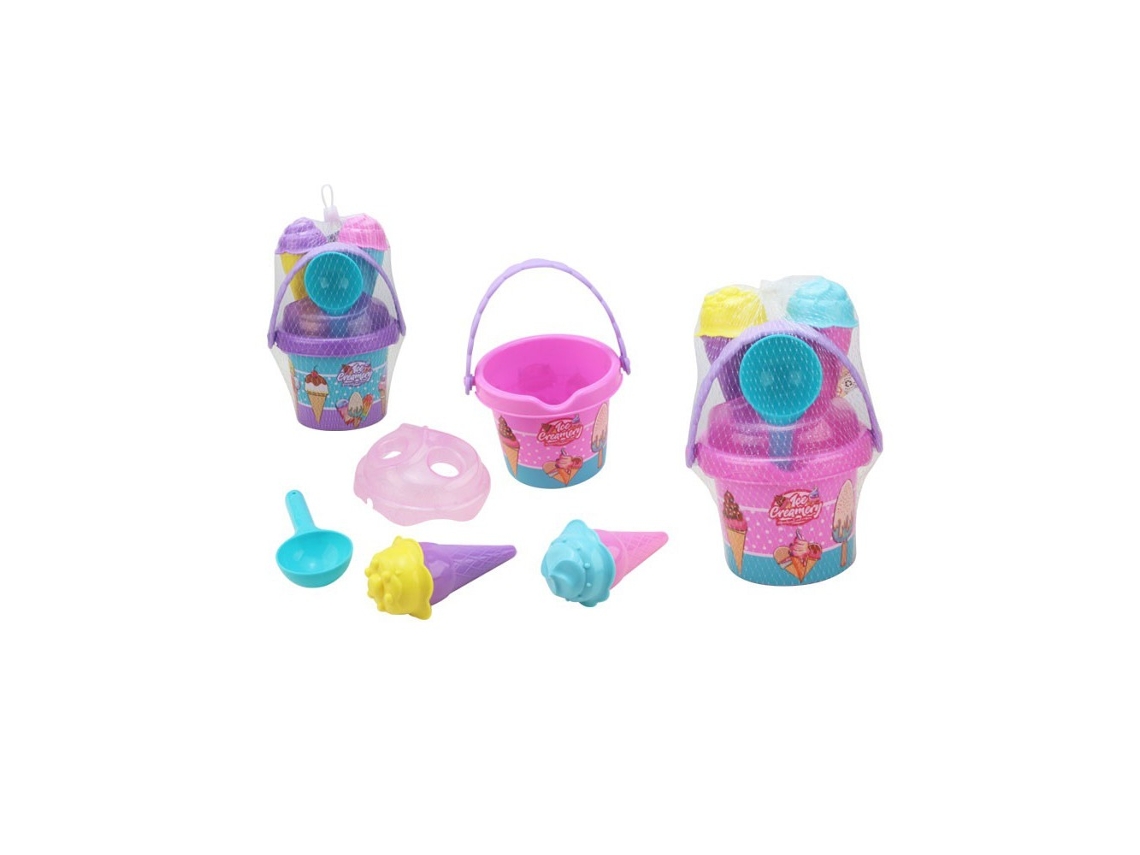 Conjunto Cubo Marbueno Com Acessórios Para Praia