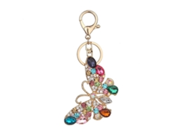 Chaveiro De Strass Para Segurar Chaves E Decorar Bolsa