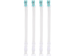 Packove 4-prendedores Ajustáveis Para Edredons E Lençóis, Prendedores Antiderrapantes Para Roupas De Cama Infantis, Azul