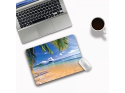 Mouse Pad Ultrafino Para Jogos Azul Aquaforge (superfície De 2002403 Mm, Superfície De Policarbonato Durável, Padrão De Siliconetecido Mar)