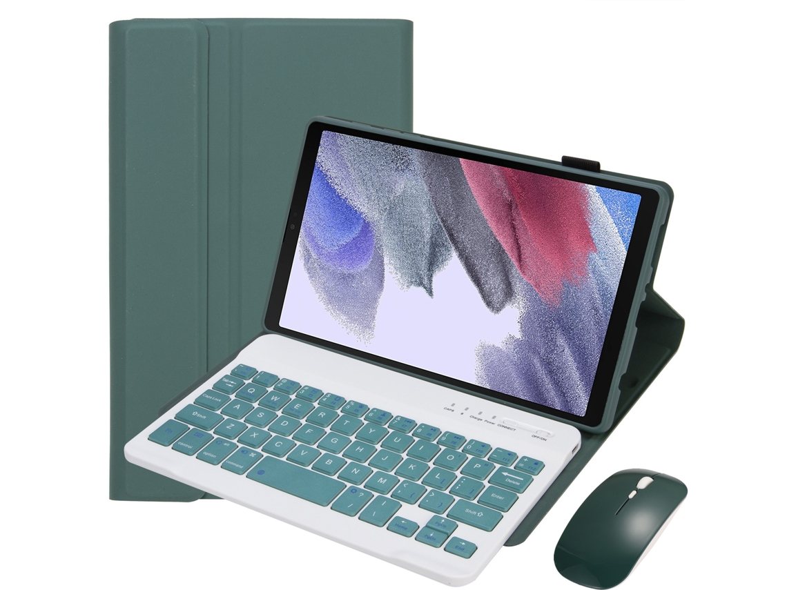 Capa de Teclado Bluetooth para Samsung Tab S7 Plus 12.4 com Retroiluminação a Cores e Rato XIAOMOYU