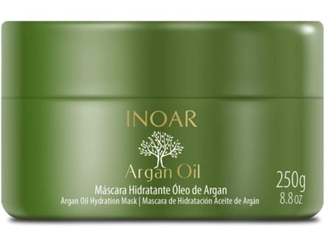 Máscara Brasileira de Óleo de Argan 250 Gramas Inoar BRAZILIANHAIRPRODUICTS