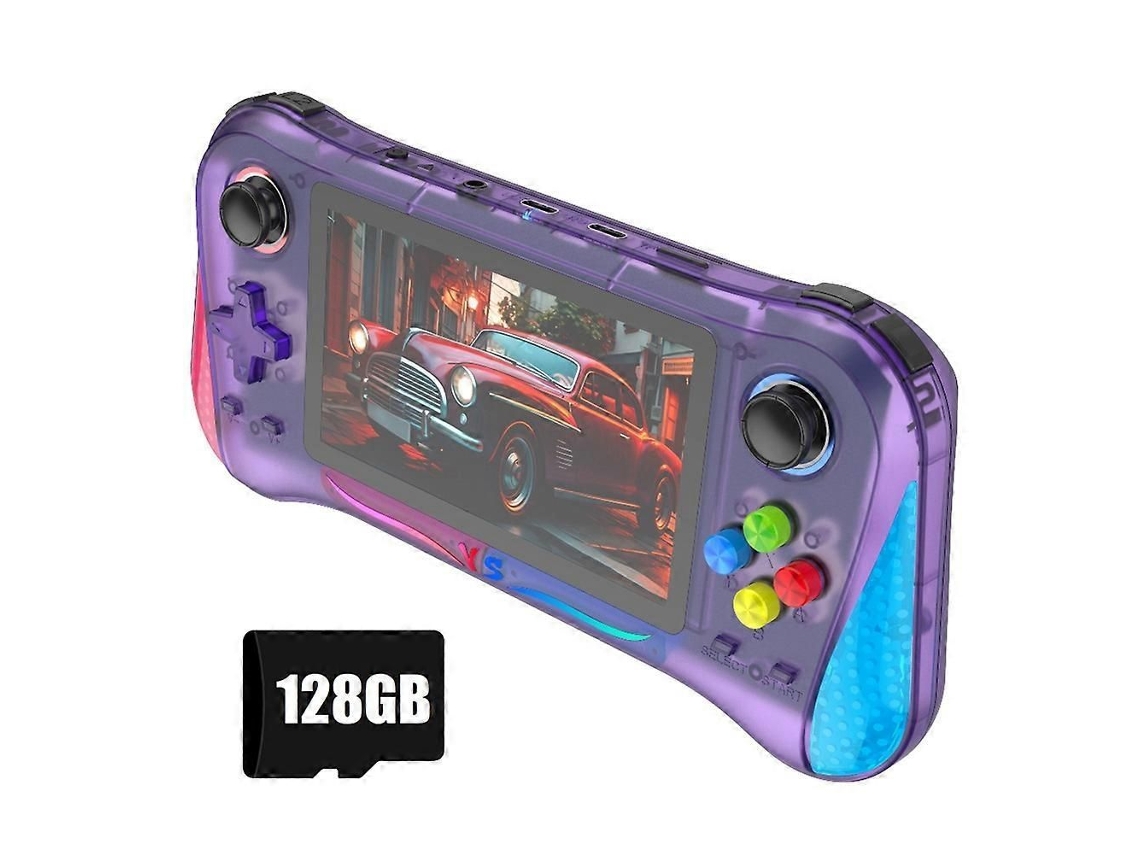 Console de Jogos Portátil Retrô X8m com 128 Gb, Mais de 25.000 Jogos, Tela Ips de 4,5 Polegadas e Suporte a Múltiplos Emuladores. GOKOCO