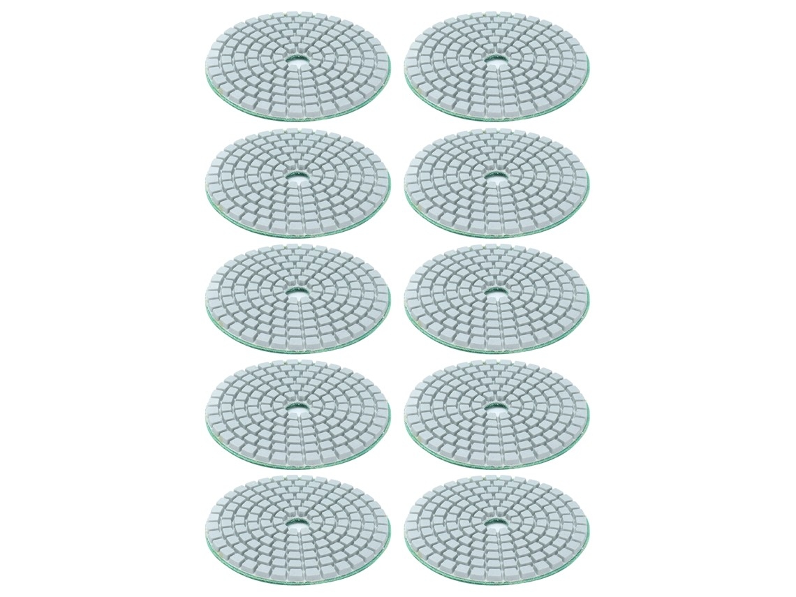 Discos De Polimento Diamantados Úmidos De 10 X 7,6 Cm (3 Polegadas) Para Lixadeiras, Acessórios Para Granito E Mármore.