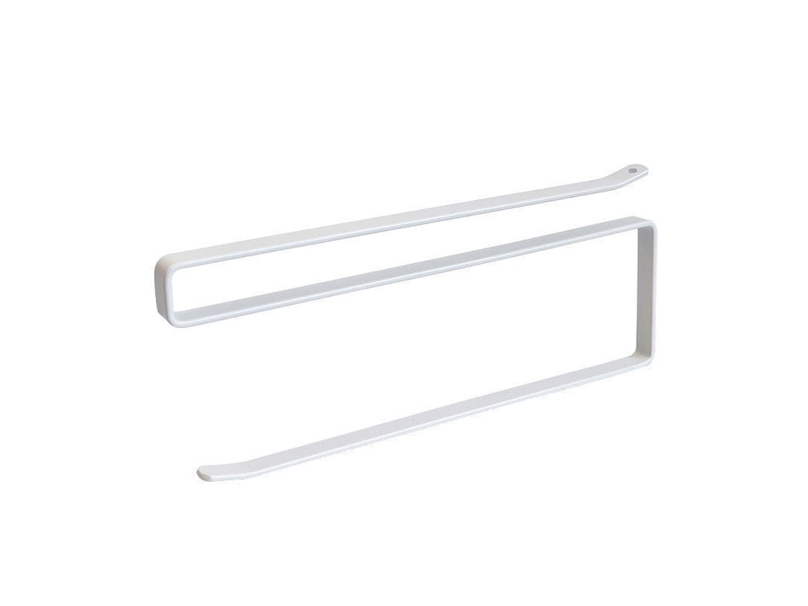 Conjunto de 2 Prateleiras Organizadoras Cozinha, Suporte para Rolo de Papel Suspenso, Branco BRILVIBERA