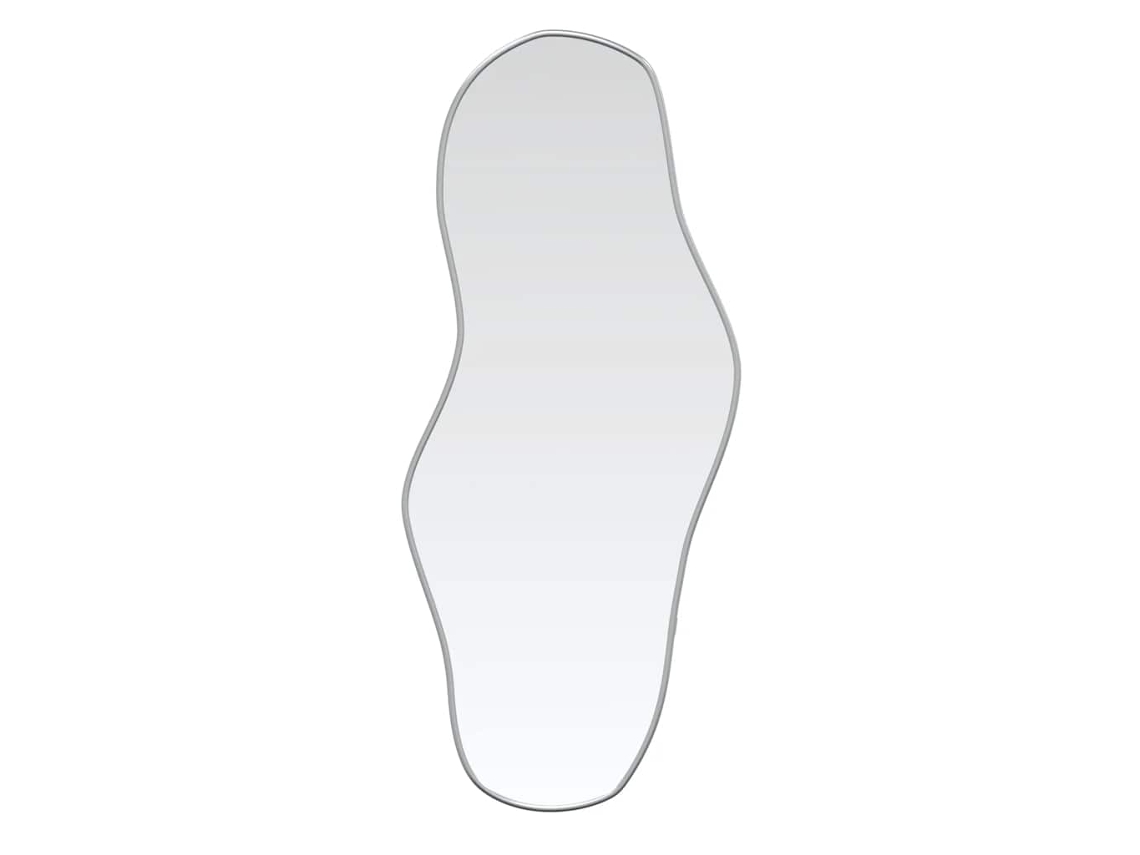 Vidaxl Espelho De Parede 80x35 Cm Prateado