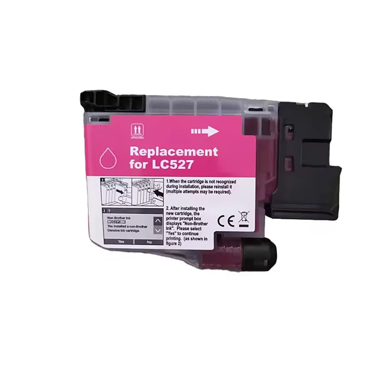 Cartucho de Tinta Compatível Magenta Lc 527 Lc527 para Brother Mfc j4550dw J4350dw MDUG