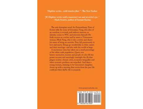 Livro An Extraordinary Turn of Events de JC Hopkins (Inglês)