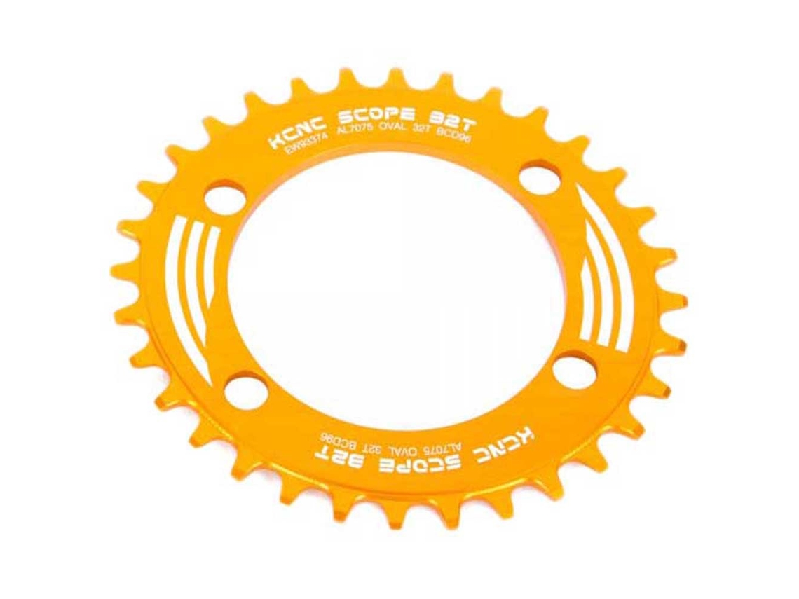 Prato Oval Mtb Scope 104 Bcd Amarelo 30Tkcnc