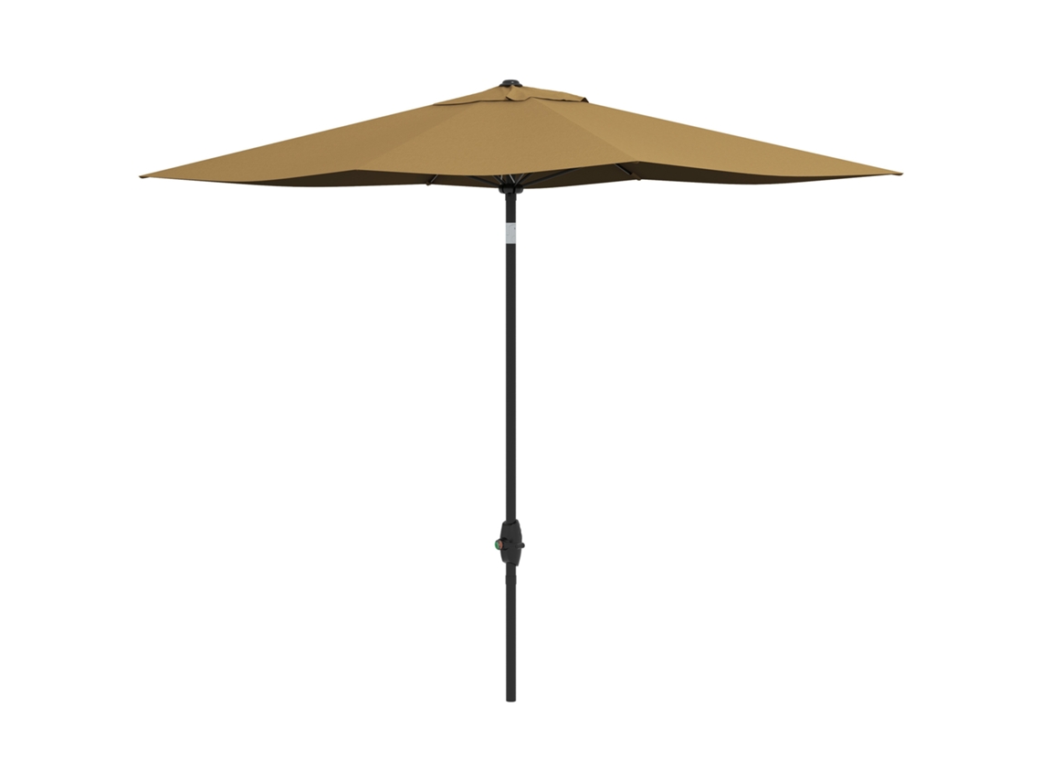 Guarda sol de Pátio, 3x2m, Inclinação, Alumínio, UV50+, Jardim, Pátio, Café ORBITRA COMMERCE