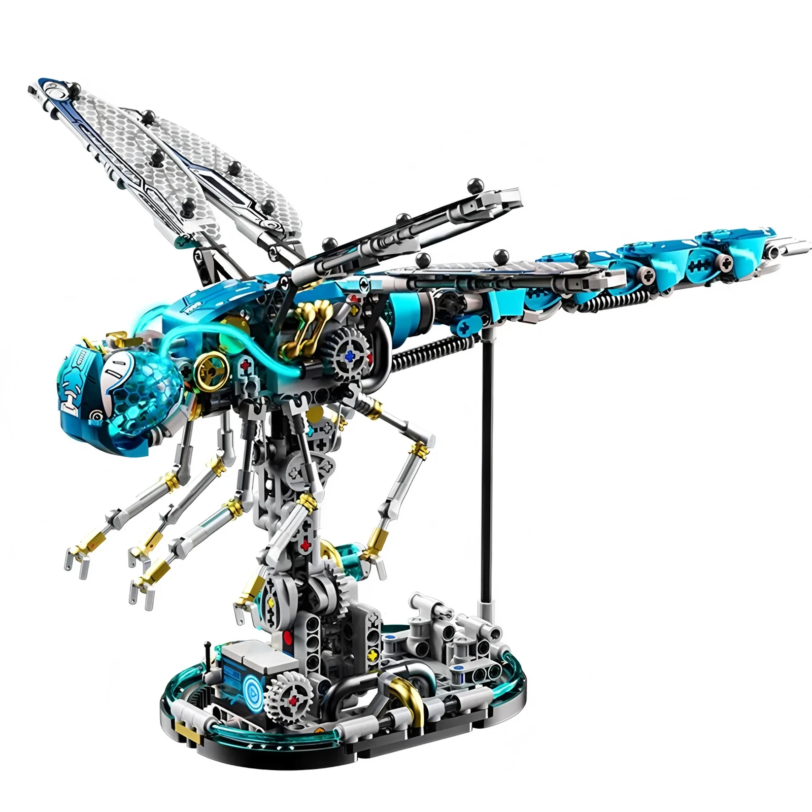 (libélula Mecânica) Modelo De Libélula Mecânica - 866 Blocos