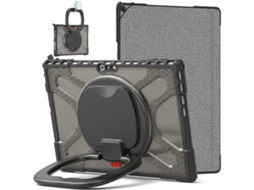 Capa Para Tablet Microsoft Surface Pro 4/5/6/7 Em Tpu + Pc