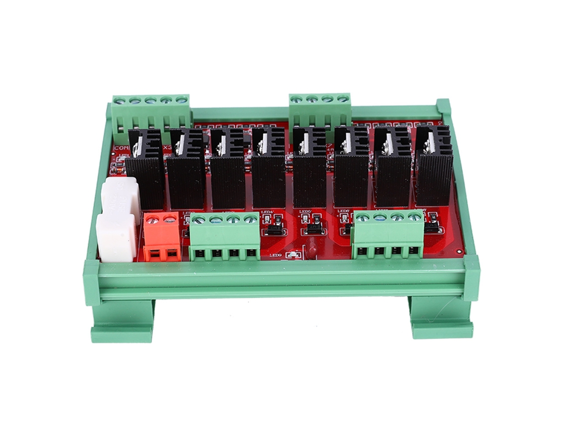 Painel de Potência Plc Amplificador Dc 8 Canais Saída Transistorizada