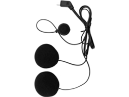Sistema de áudio integrado com microfone para capacete de motocicleta