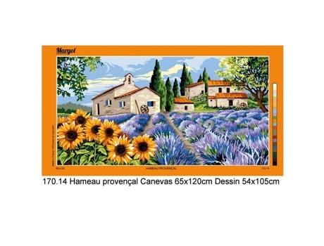 Canevas Margot Hameau Provençal 65x120 Cm