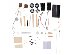 Mali conjunto de Carro Rc Solar Montado Diy Educativo para Crianças com Controle Remoto