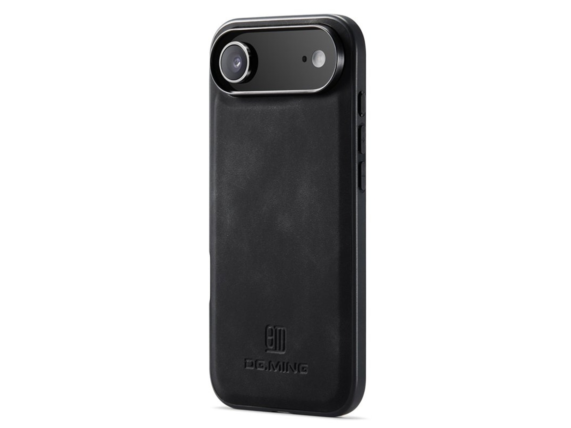 Capa Para Celular Dg.ming Para Iphone Air Em Couro Pu Híbrido - Preta