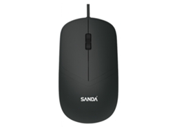 Rato Com Fio Sanda Sd 3699 Preto