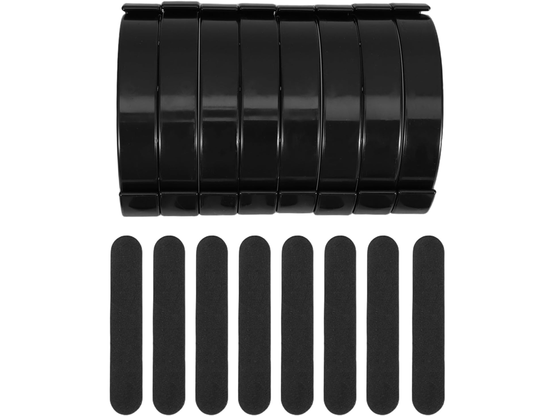 Ferramenta Para Dobrar A Aba De Bonés De Beisebol, Plástico Resistente, Kit Com 8 Peças E Adesivos.