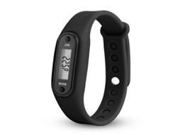 Relógio de Pedômetro Moda Lcd Eletrônico Estudante Silicone Caminhada Esportiva Infantil GOKOCO