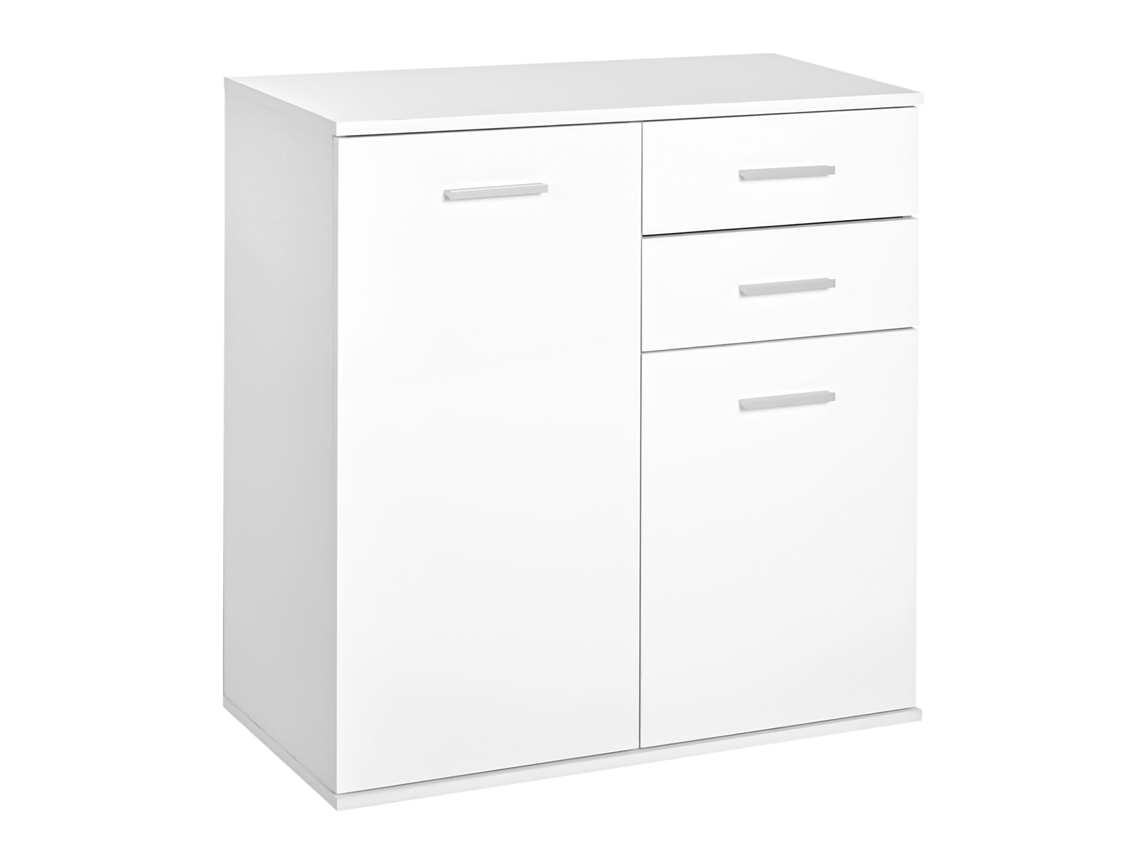 Aparador Estreito para Sala de Estar, 71x35x76 Cm, Branco, ZENCORE SERVICES
