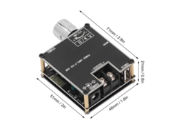 Módulo Amplificador Audible 30w Canal Único Com Entradas Aux, Bt, Usb E Suporte A Dc9‑24v