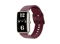 Pulseira De Silicone Com Fivela Colorida Para Huawei Band 6