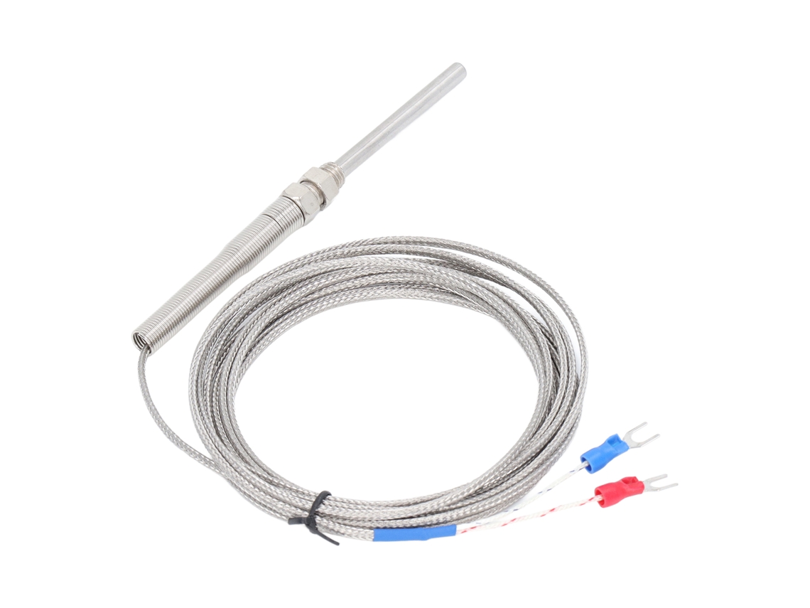 Sensor De Temperatura Termopar Tipo K 50mm 4m