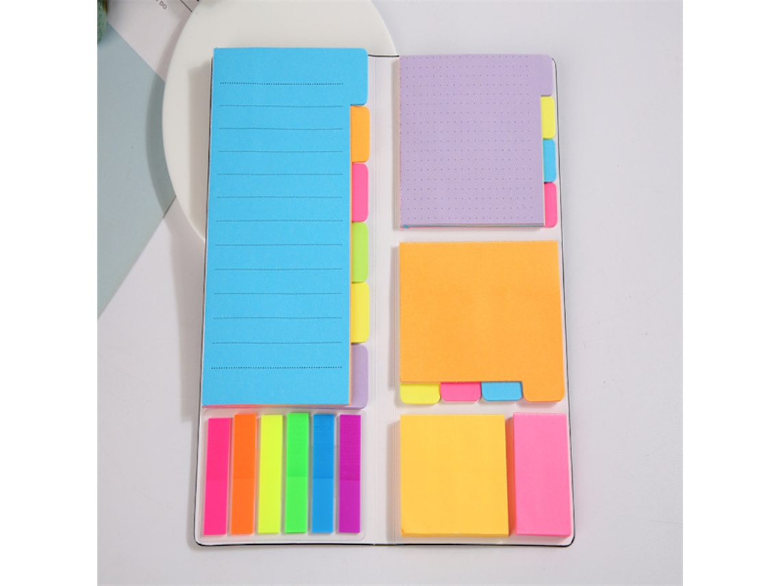 Conjunto de Post, It, Etiquetas Post, Blocos de Notas Post, It Individuais, Material Escolar, S, Zqkla BRILVIBERA
