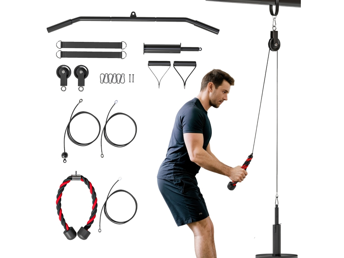 Sistema Polia Musculação Lat Pulldown Treino Casa