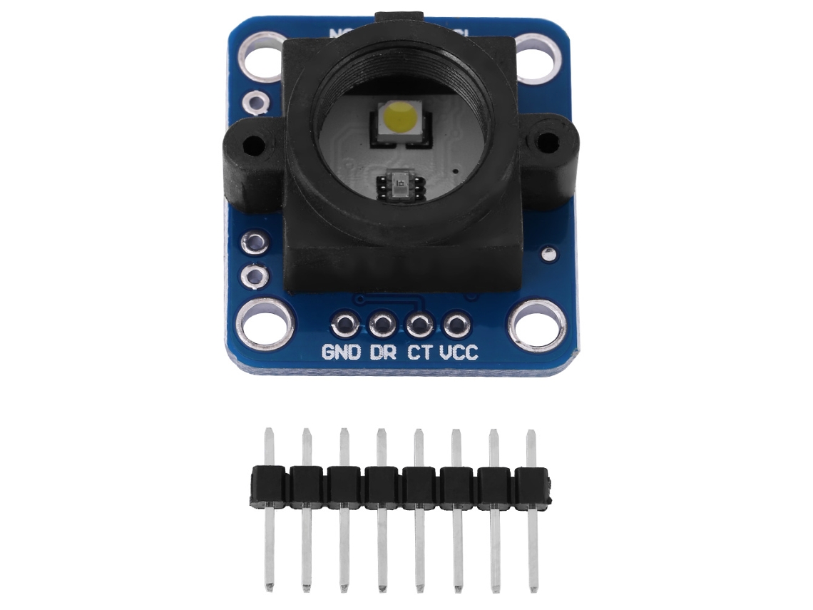 Módulo sensor de cor RGB compacto de 3,5 V e 15 mA para reconhecimento e substituição