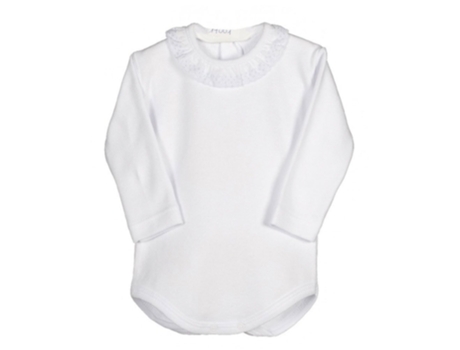 Calamaro C19001 Long Sleeve Body Branco 6 Months