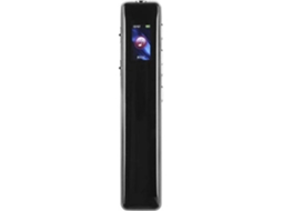 Gravador de Voz Mini Hd Portátil Adequado para Reuniões Cursos-16 Gbpreto