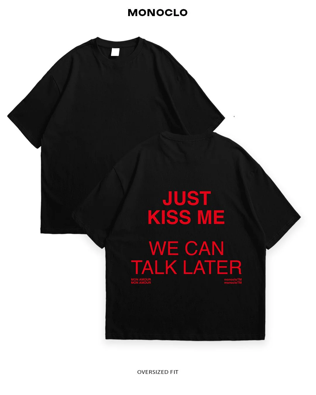 T-shirt Rockinstone Monoclo Just Kiss Me (2xl)