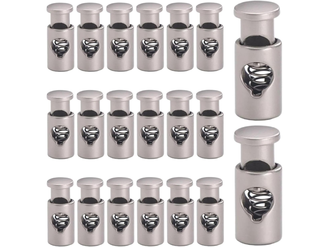 Presilhas para Espetos de Churrasco 20 Peças, Portáteis e com Mola Ideais para Uso Externo, Camping, Viagens, CHABERLU