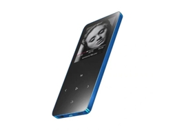MP3 YIZHOOD X2 (8G) Bluetooth1,8 polegadas Touch Screen Metal Hifi Som reproduzido externamente Azul