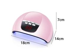 Lâmpada Led De Unhas, Secador De Unhas Profissional, Secador De Unhas Portátil Com Temporizador / Sensor / Display Lcd Adequado