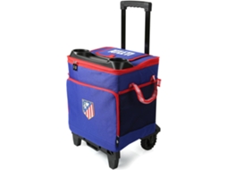 Refrigerador Atlético De Madrid Para 50 Latas Com Carrinho E Rodas 87680