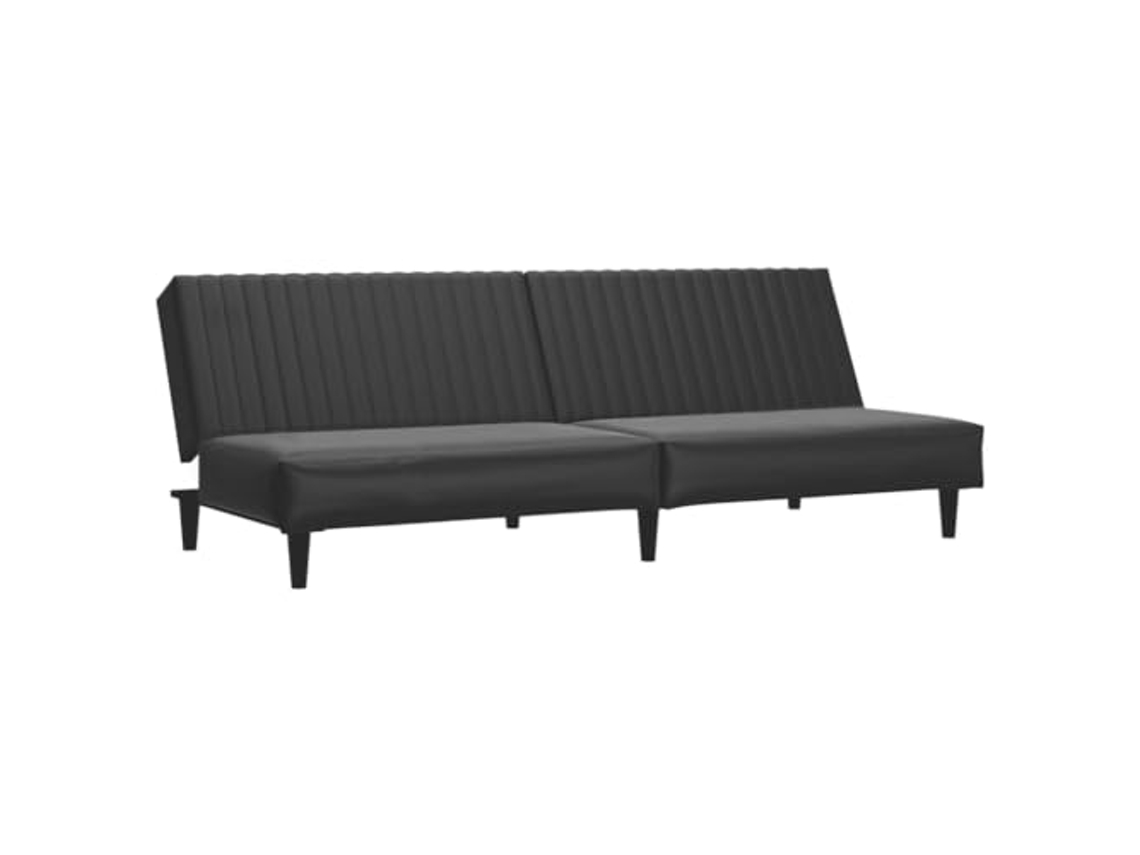 Sofa Bed, Sofa Beds Vidaxl Preto Couro Artificial (n/a)