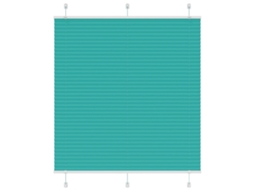 Vidaxl Plissado Cego Gasolina Verde 120x150 Cm Largura Tecido 119,4 Cm