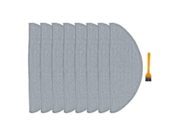 Conjunto De 8 Panos De Limpeza De Microfibra Para Roborock S8 / S8+ / S8 Pro / G20 - Acessórios Para Aspirador De Pó Robô_ozo