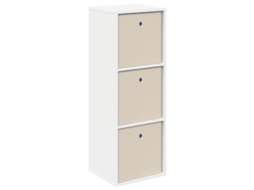 Conjunto 1 Buffet Vidaxl Branco Derivados De Madeira (35 X 32 X 99,5 Cm)