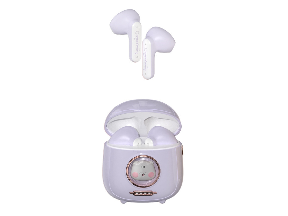 Auriculares YIZHOOD True Wireless Bluetooth Roxo