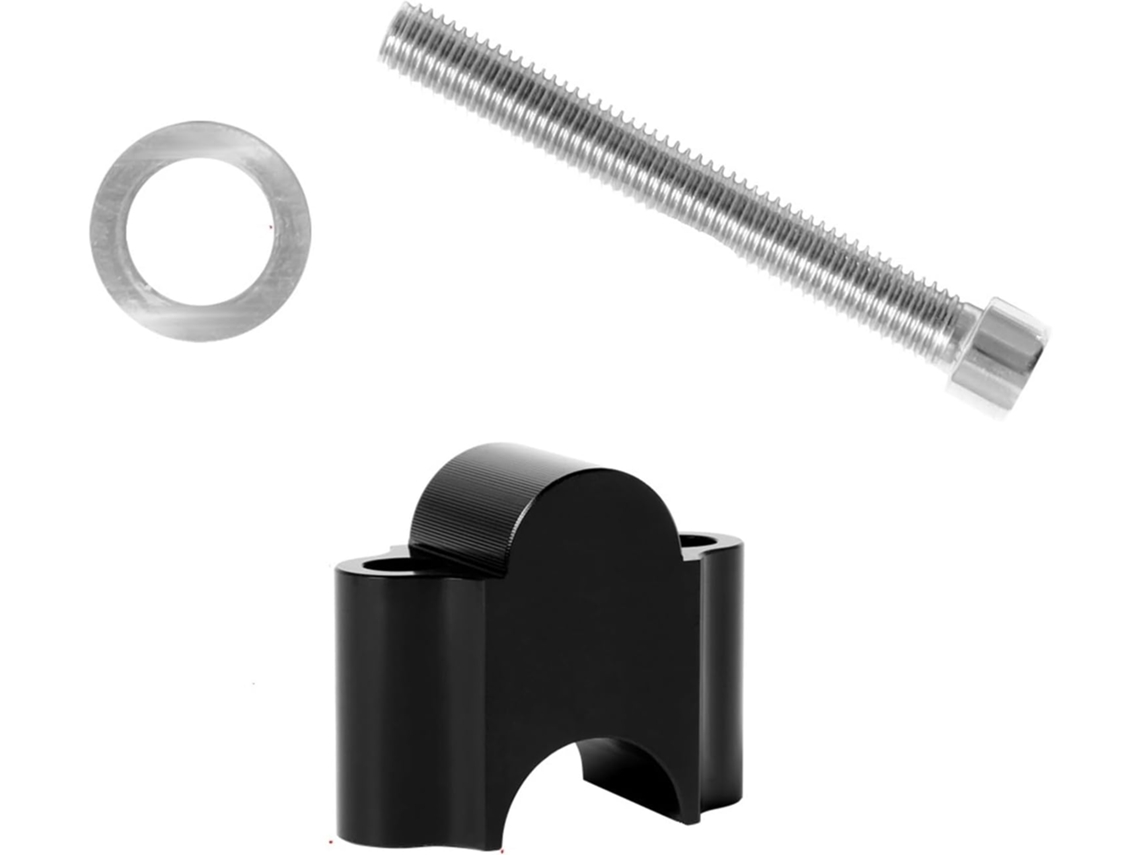 Adaptador de Elevação Guidão 1 Par Suportes 28 Mm 1/8" Montagem Braçadeira Usinado Cnc Feito Liga Alumínio