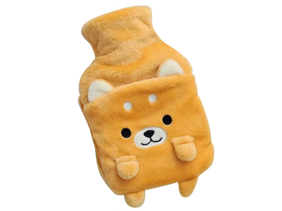 Bolsa De Água Quente Com Capa De Pelúcia De Animal Garrafa De Borracha Mais Grossa AQUAFORGE