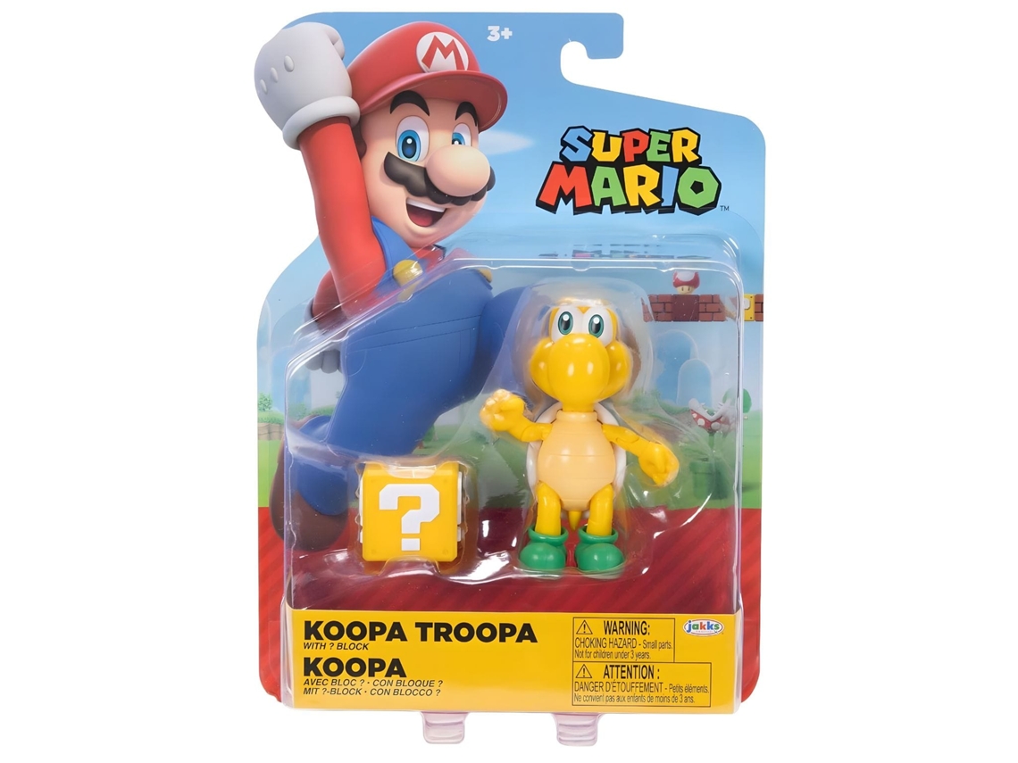 Figura Super Mario - Koopa Com Bloco De Interrogação