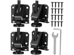 Conjunto De 4 Pés Niveladores Ajustáveis Para Móveis De Mesa Pesados E Niveladores De Armário.